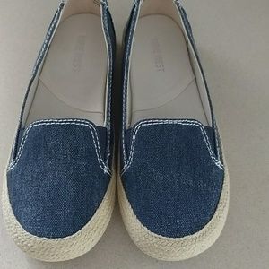 Denim Nine West flats